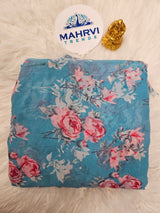 Premium Floral & Botanical Printed Fabric