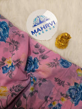 Premium Floral & Botanical Printed Fabric