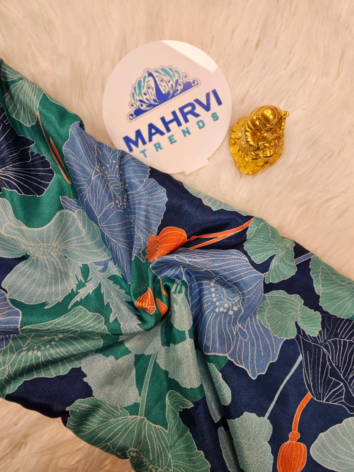 Premium Floral & Abstract Printed Fabric Soft, Stylish & Perfect for Custom Creations