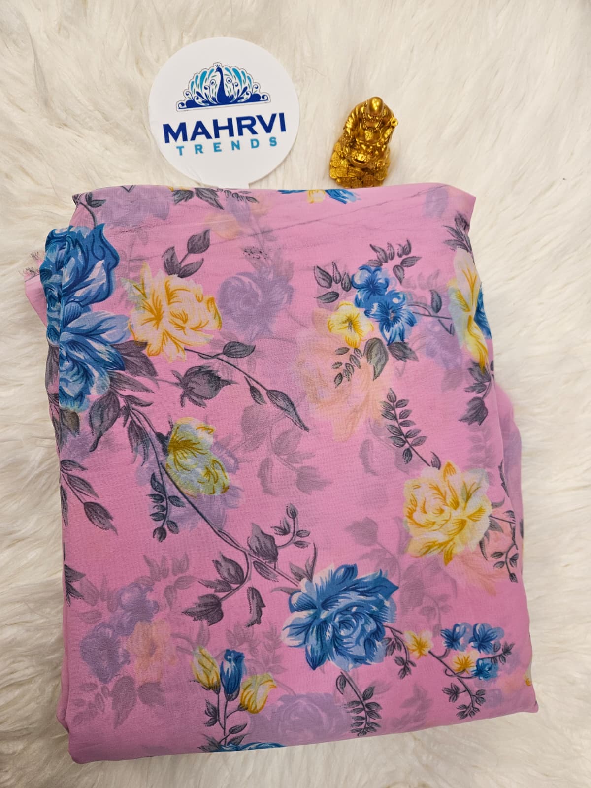 Premium Floral & Botanical Printed Fabric