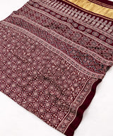 Ajrakh Printed Saree