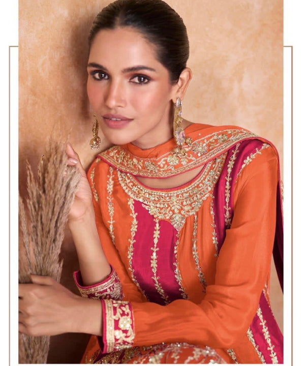 Designer Sharara Suit Set – Festive Statement Elegance