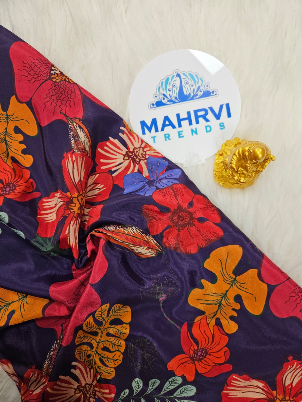 Premium Floral & Abstract Printed Fabric Soft, Stylish & Perfect for Custom Creations