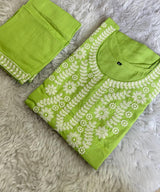 Embroidered Kurta Pant Set