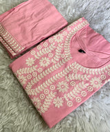 Embroidered Kurta Pant Set