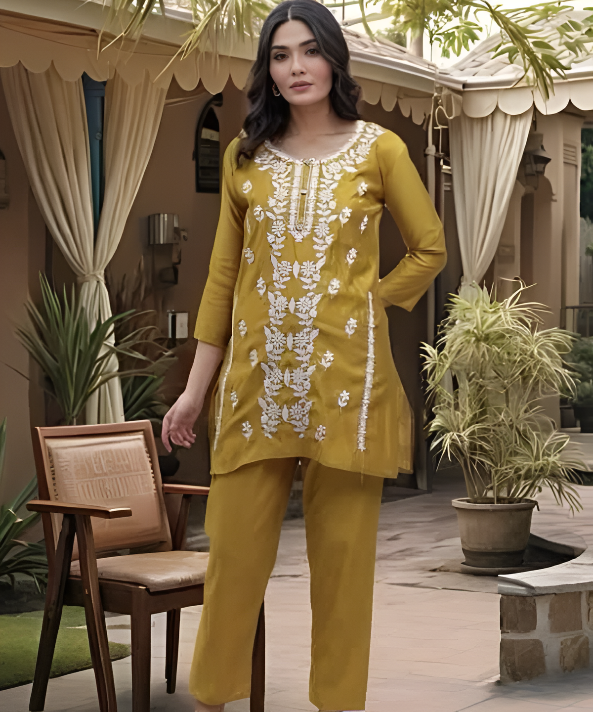 Embroidered Kurti Set Collection