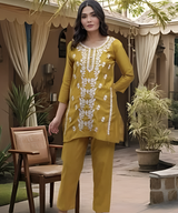 Embroidered Kurti Set Collection