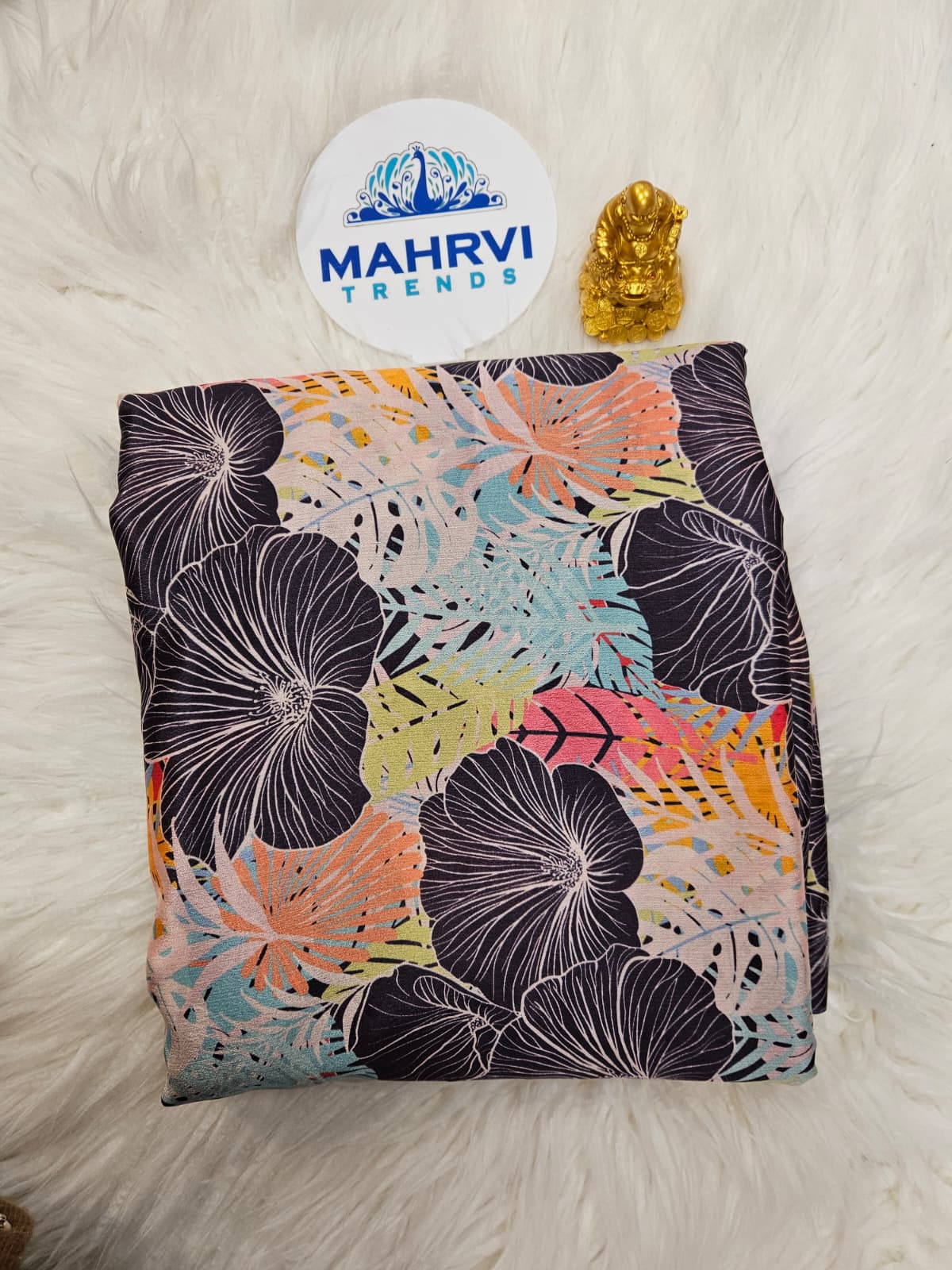 Premium Tropical Floral Printed Fabric