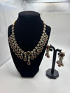 Ruby Teardrop Victorian Necklace Set