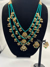 Royal Pearl & Kundan Layered Necklace Set