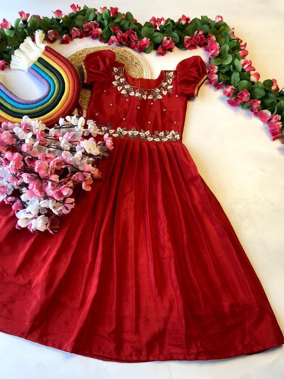 Embroidered Party Wear Gown
