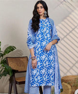 Elegant Printed Kurti Set Collection with Dupatta