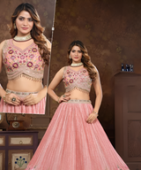 Embroidered Lehenga Set – Elegant Bridal & Festive Glam