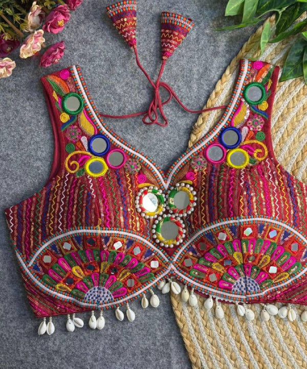 Mirror Work Designer Blouse
