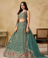 Royal Heritage Embroidered Lehenga Set