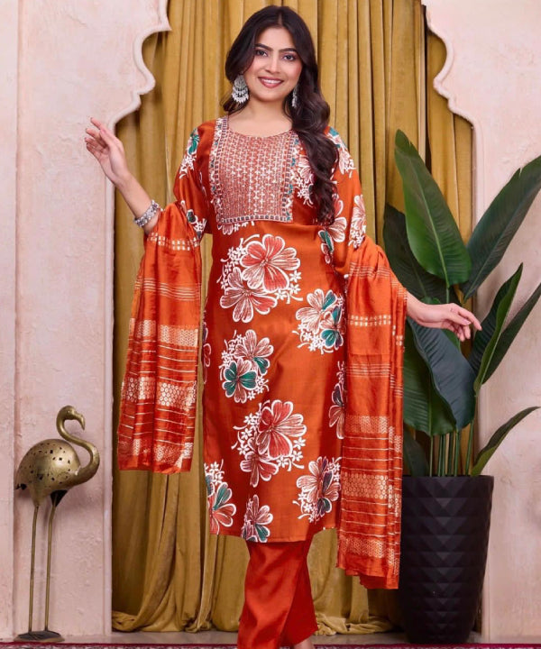 Elegant Printed Kurti Set Collection