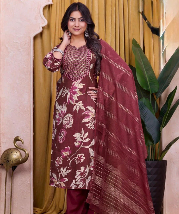 Elegant Printed Kurti Set Collection