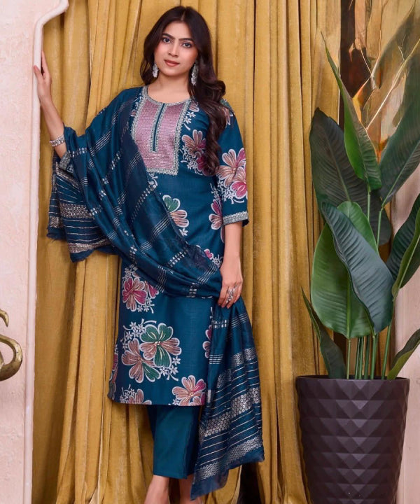 Elegant Printed Kurti Set Collection