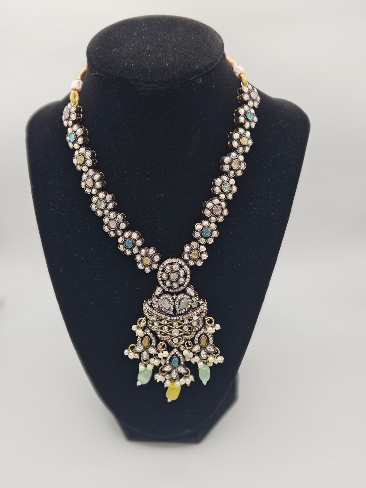 Multicolor Kundan Statement Necklace