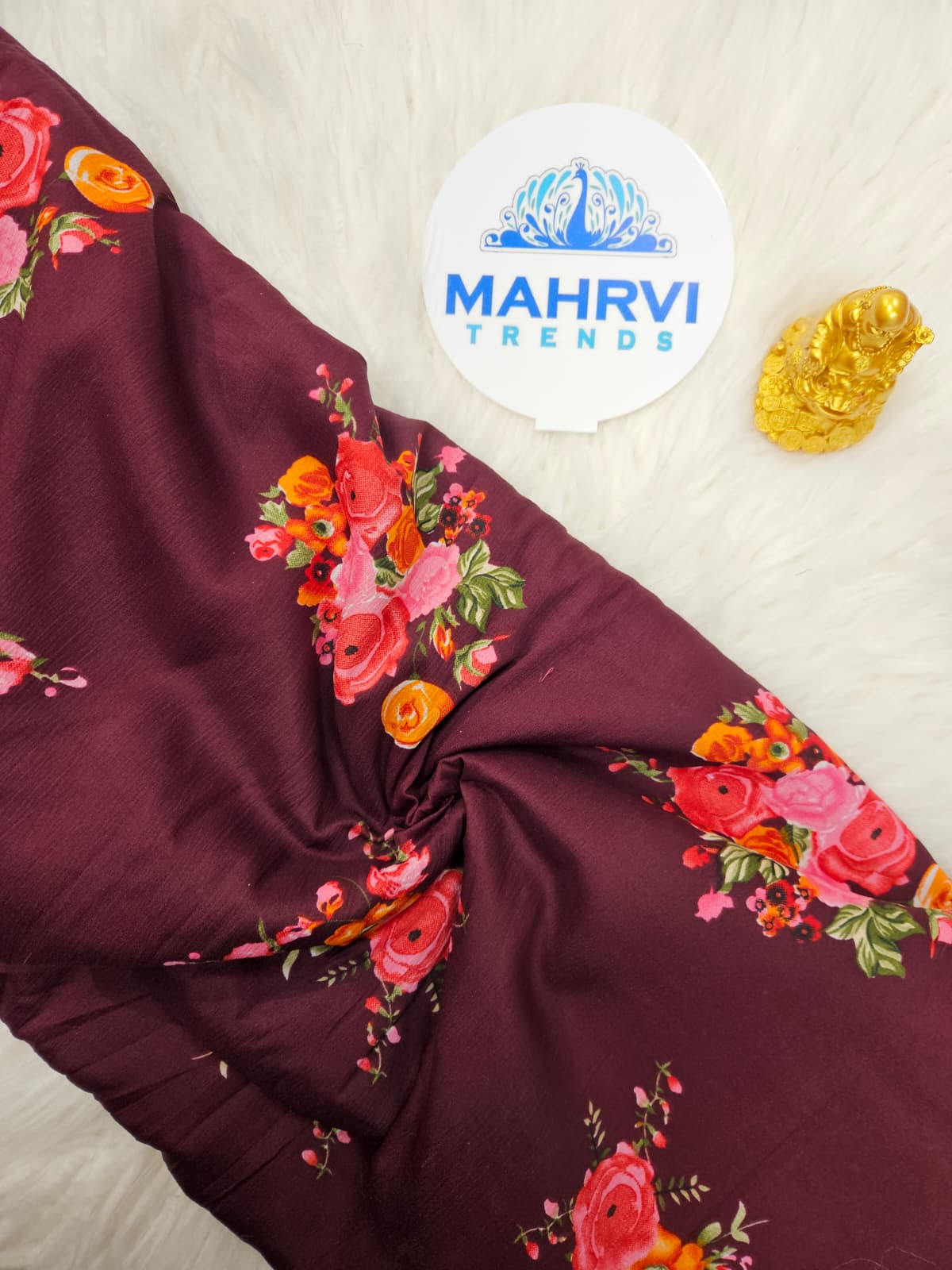 Premium Floral & Abstract Printed Fabric Soft, Stylish & Perfect for Custom Creations