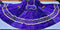 Royal Purple Bandhani Lehenga Choli Set with Gold Border