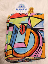 Premium Abstract Geometric Printed Fabric