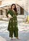 Women’s Printed Cotton Kurta Palazzo Set