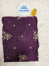 Embroidered Organza Fabric | Floral Sequin Embroidery | Lightweight & Elegant