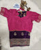 Pink Designer Blouse with Royal Purple Banarasi Saree – Elegant Festive Saree Set