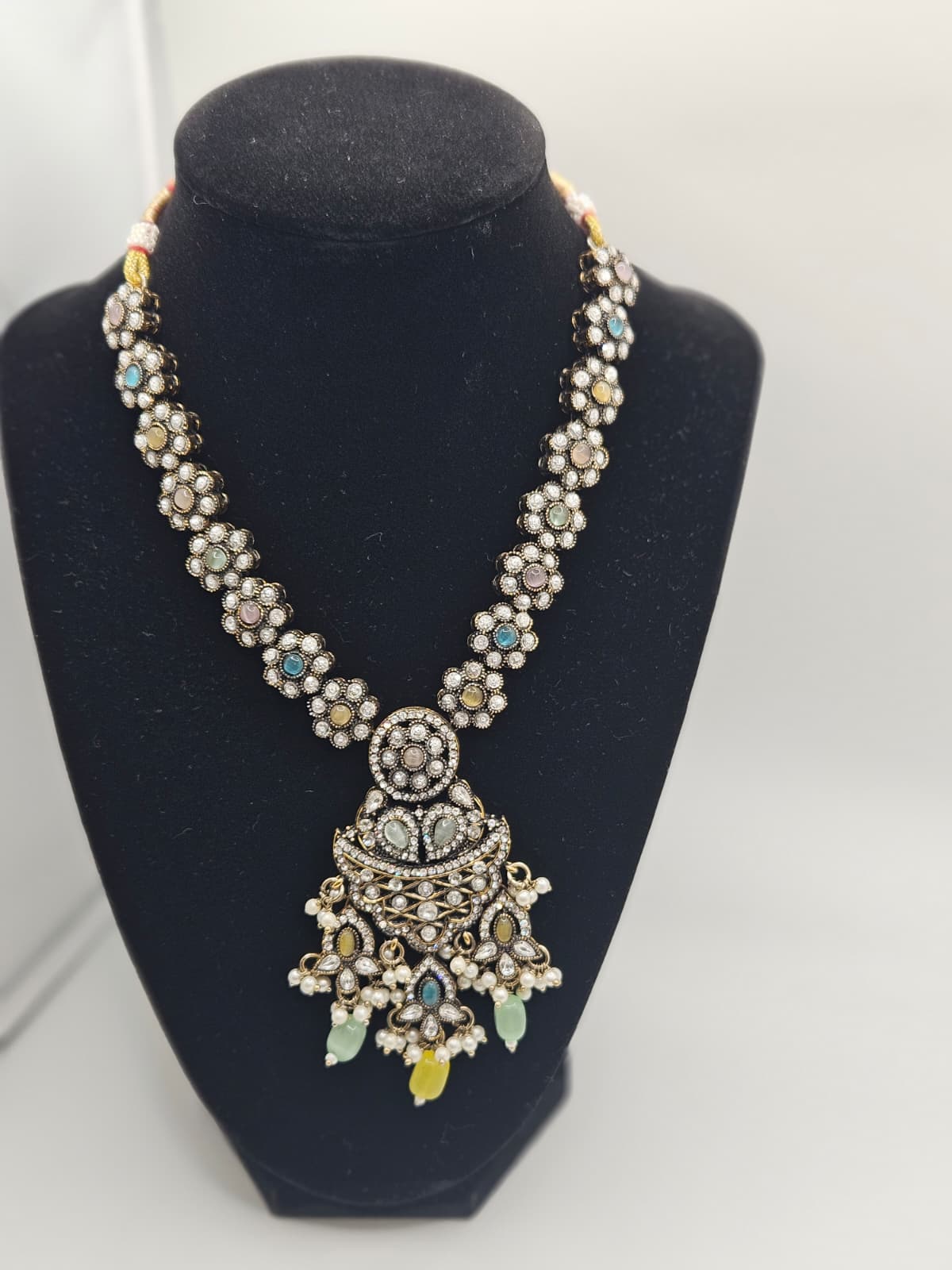 Multicolor Kundan Statement Necklace