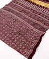 Ajrakh Printed Saree