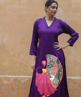 Art-Inspired Printed Kurta Set – Statement Ethnic Wear