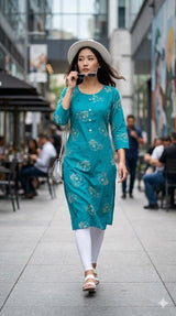 Printed Cotton Kurti