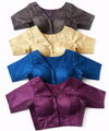 Classic Silk Saree Blouse – Multiple Colors