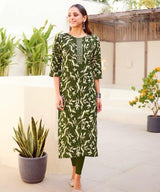 Printed Cotton Kurti – Casual & Office Wear