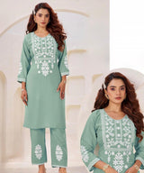 Elegant Lucknovi Embroidered Kurta Set Collection