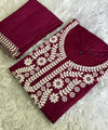 Embroidered Kurta Pant Set