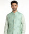 Silk woven Nehru jacket