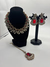Ruby Victorian Bridal Choker Set