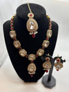 Ruby Kundan Statement Necklace Set