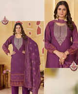 Elegant Embroidered KurtiSet with Dupatta
