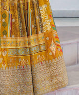 Mustard Radiance Printed Lehenga Set