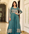 Regal Layered Jacket Skirt Set
