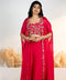 Scarlet Bloom Embroidered Lehenga Set