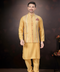 Silk embroidery kurta pajama and jacket