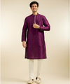 Silk self design kurta pajama