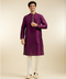 Silk self design kurta pajama