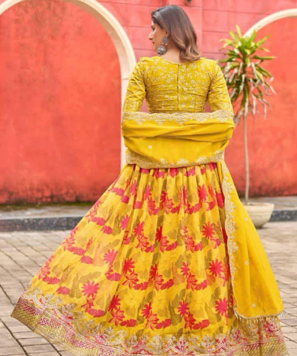 Sunshine Bloom Lehenga Set