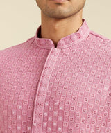 Viscose embroidered sequence kurta and pajama