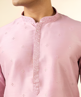 Silk self design kurta pajama